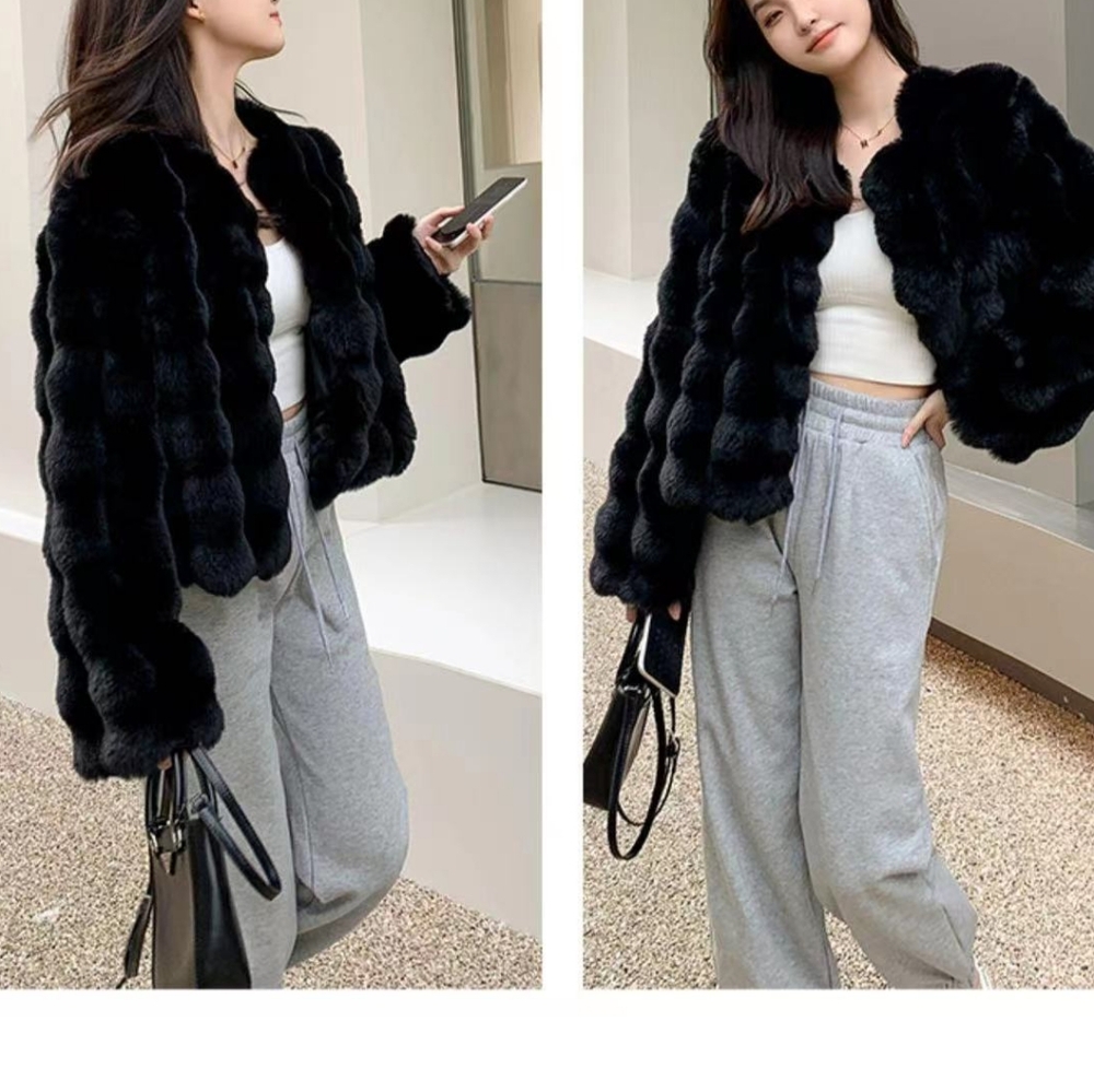White Fur Coat for Women 2024 Autumn and Winter New Style - Picture 3 of 14